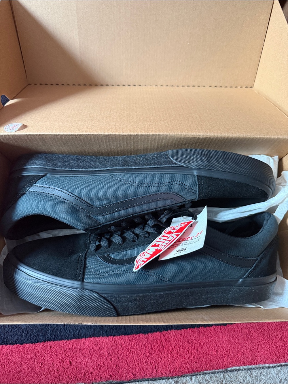 Vans All-Black Old Skool Skate Sneakers